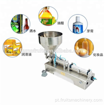 Máquina de preenchimento de líquido de geléia de geléia semi-automática